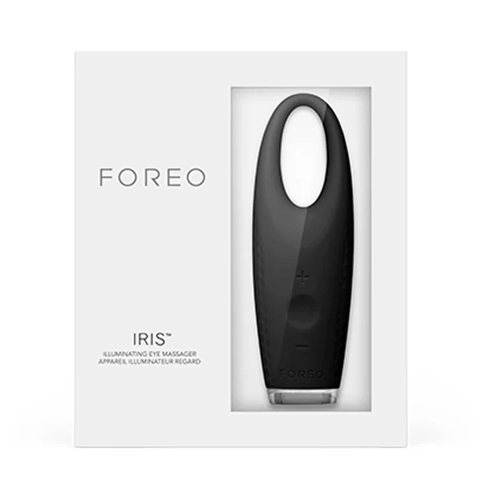 FOREO IRIS Illuminating Eye Massager - Black 1pc - Olabens