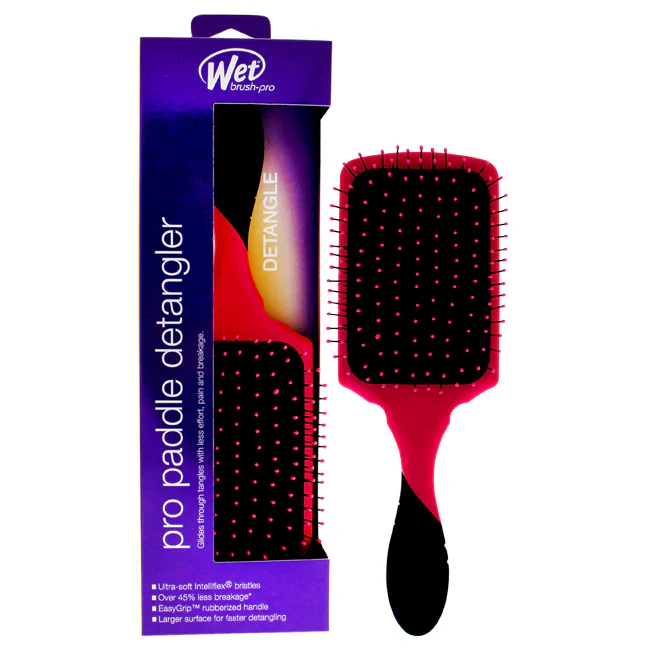 Wet Brush Pro Paddle Detangler Brush - Pink by Wet Brush for Unisex - 1 Pc Hair Brush - Olabens