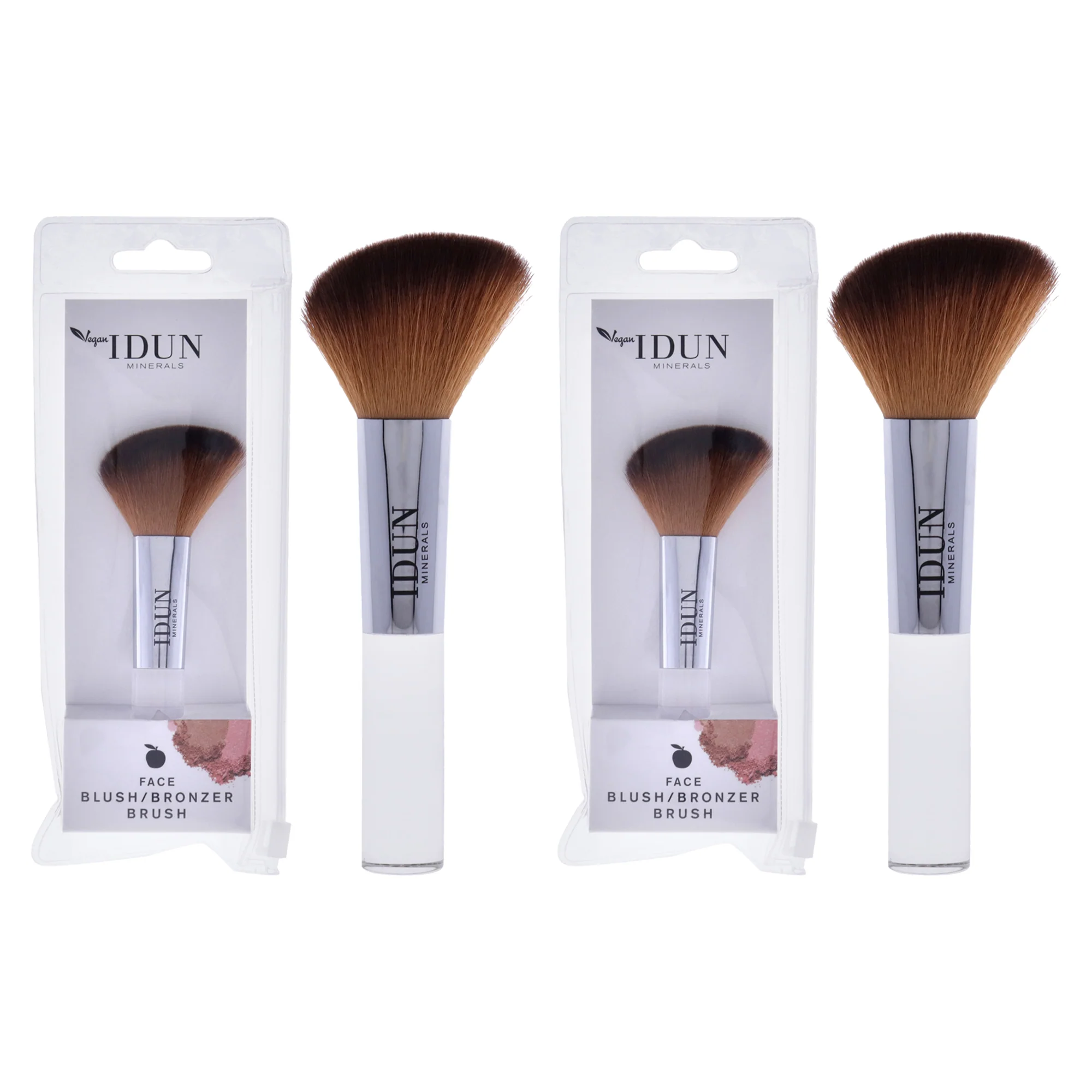 Blush Brush - 003 by Idun Minerals for Women - 1 Pc Brush - Pack of 2 - Olabens
