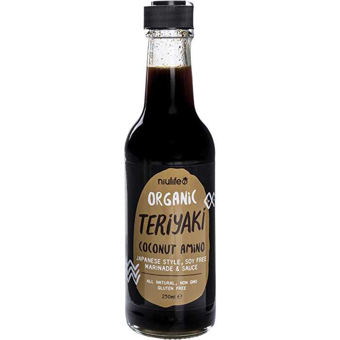 Niulife Organic Coconut Amino Sauce Teriyaki 6x250ml - Olabens