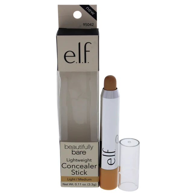 e.l.f. Beautifully Bare Lightweight Concealer Stick - Light-Medium by e.l.f. for Women - 0.11 oz Concealer - Olabens
