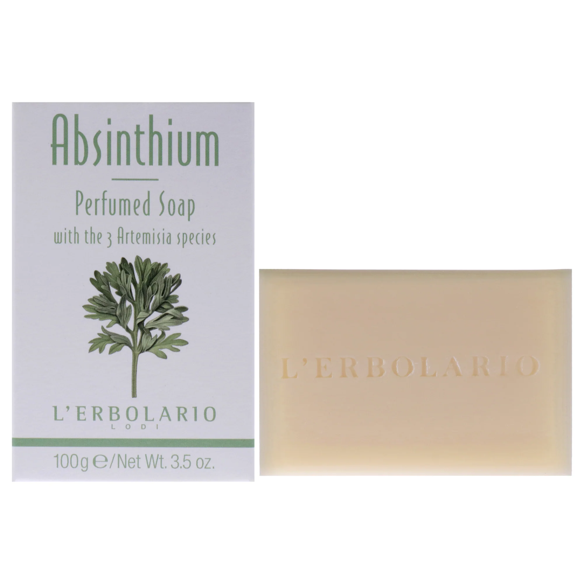 Absinthium Perfumed Soap by LErbolario for Unisex - 3.5 oz Soap - Olabens