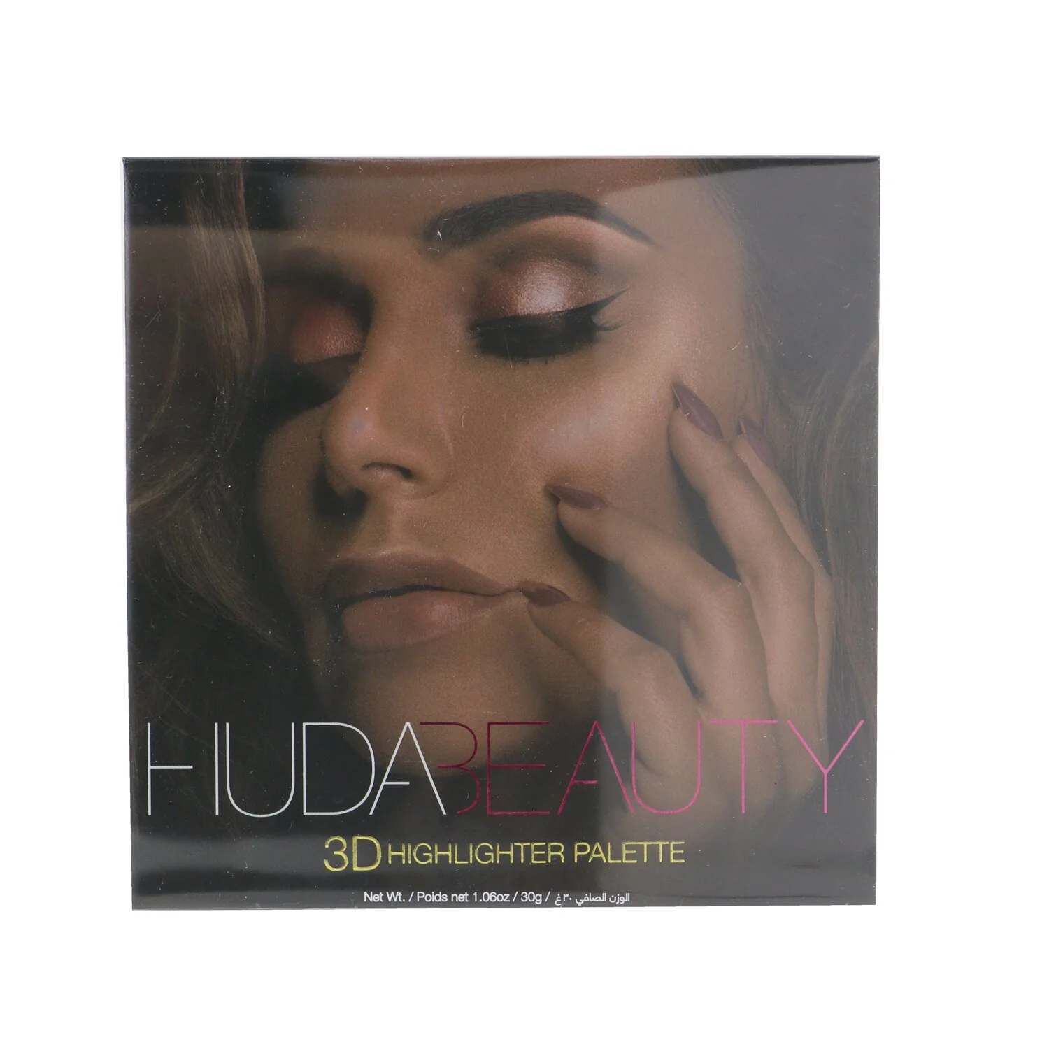 Huda Beauty 3D Highlighter Palette (4x Highlighter) - # Golden Sands  30g/1.05oz - Olabens