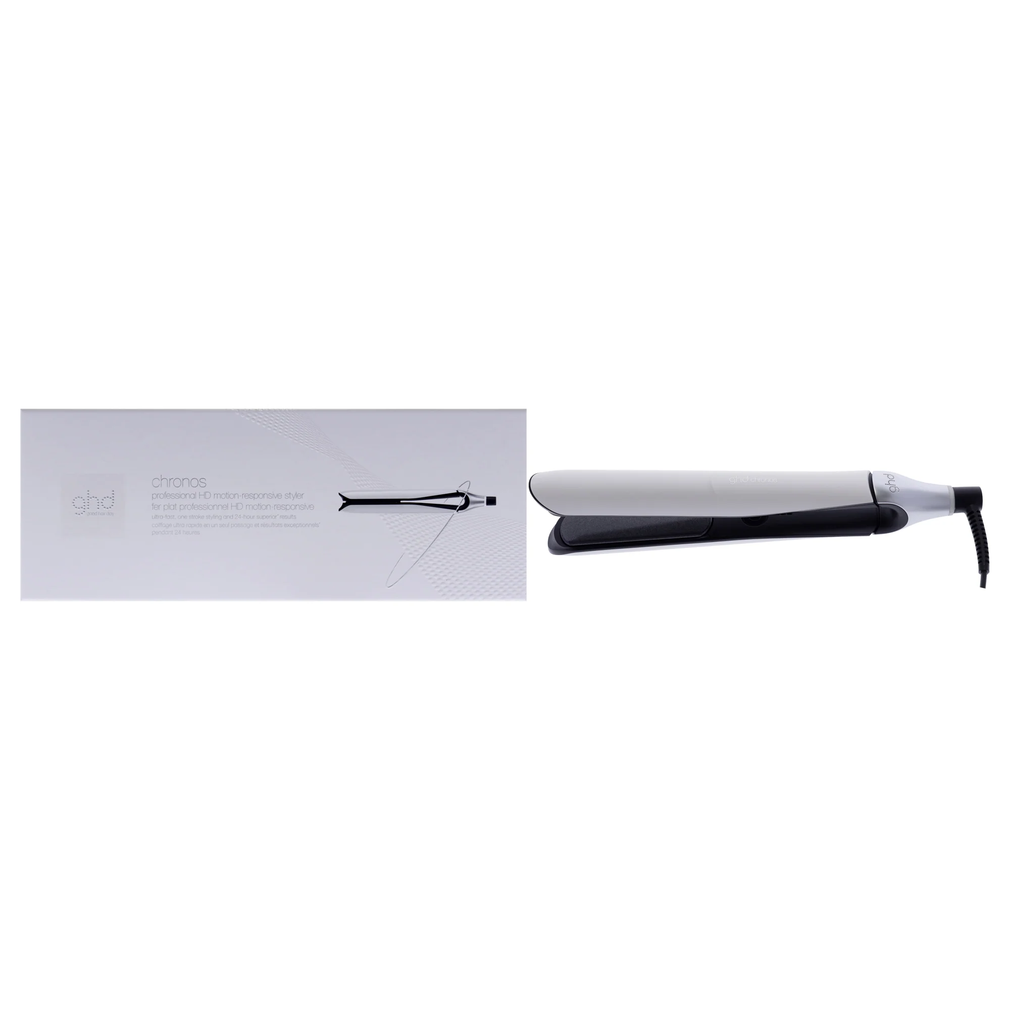 GHD Chronos Professional HD Motion-Responsive Styler - S8M261 White by GHD for Unisex - 1 Pc Flat Iron - Olabens