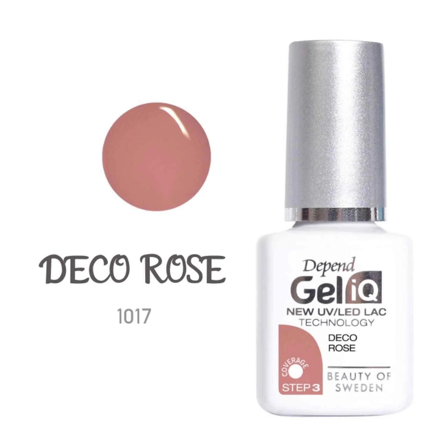 DEPEND COSMETIC Gel iQ UV/LED Polish - Deco Rose #1017  Fixed Size - Olabens