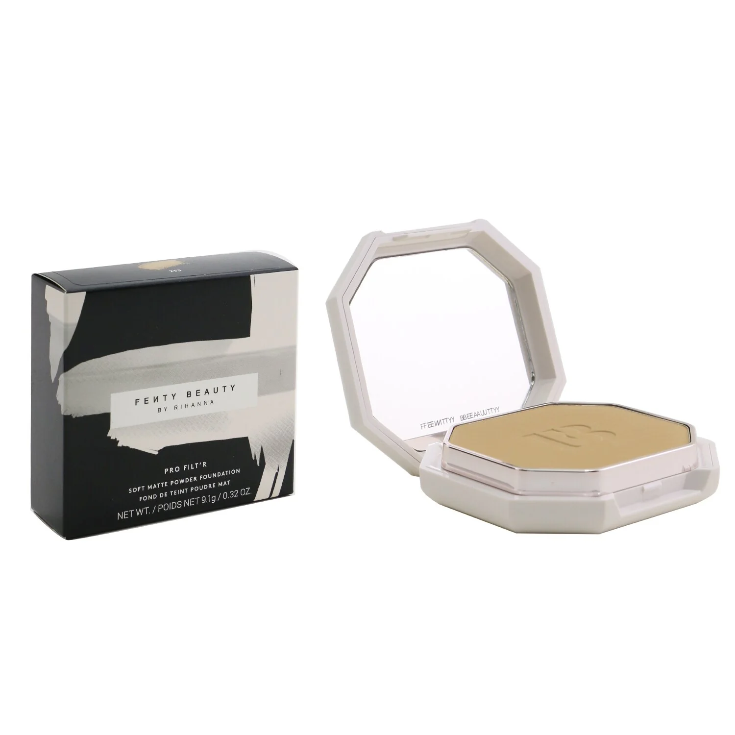Fenty Beauty by Rihanna Pro Filt'R Soft Matte Powder Foundation - #255 (Medium With Warm Golden Undertones)  9.1g/0.32oz - Olabens