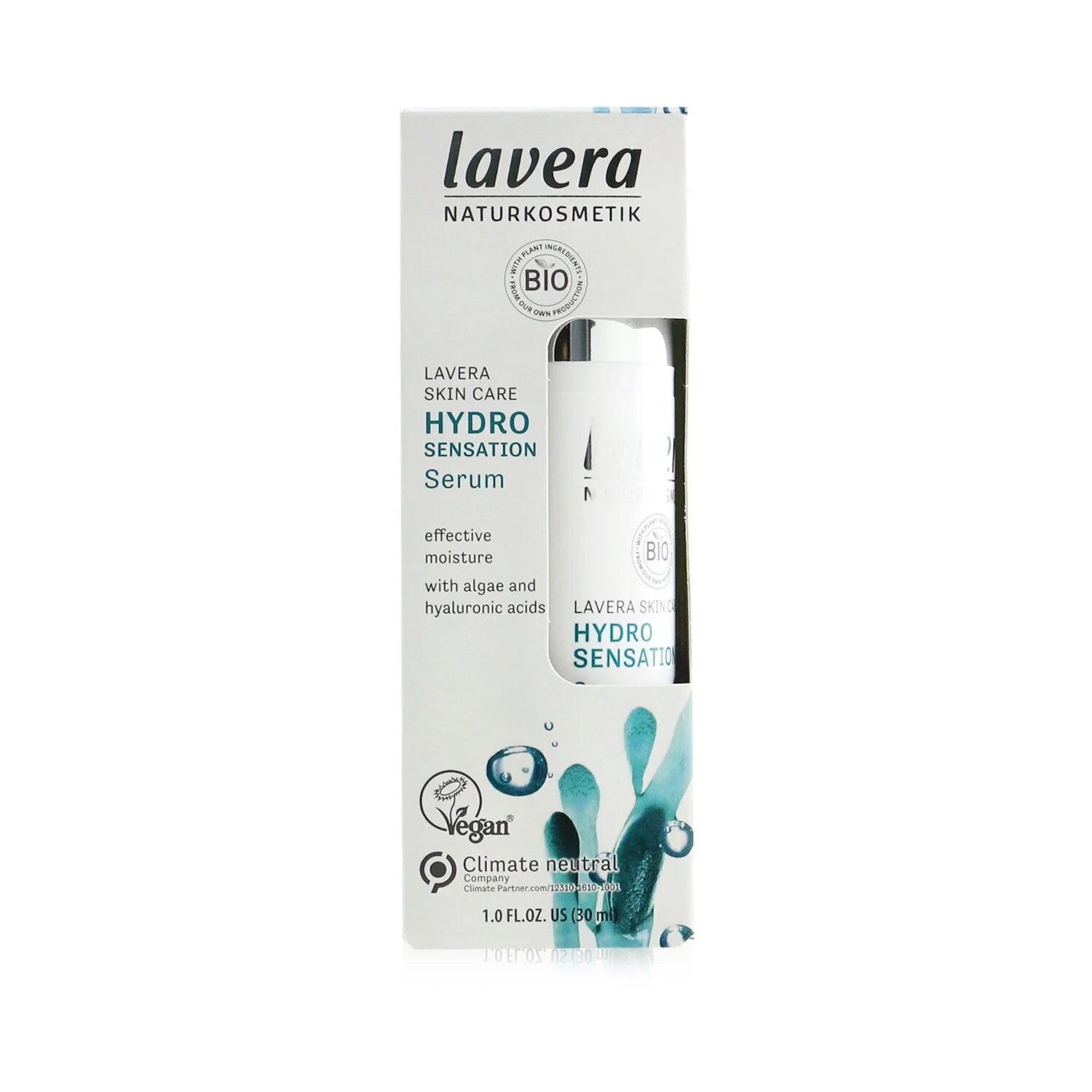 Lavera Hydro Sensation Serum With Algae & Hyaluronic Acids (Exp: 11/2022)  30ml/1oz - Olabens