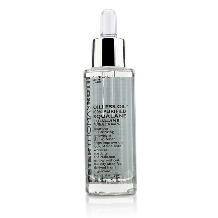 Peter Thomas Roth Oilless Oil 100% Purified Squalane Moisturizing Lightweight Skin Softener 30ml/1oz - Olabens