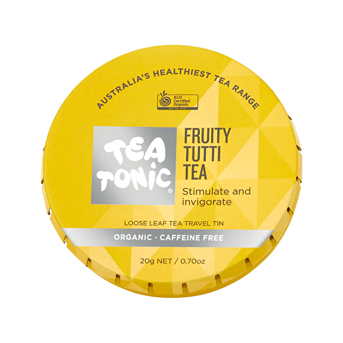 Tea Tonic Organic Fruity-Tutti Tea Travel Tin 20g - Olabens