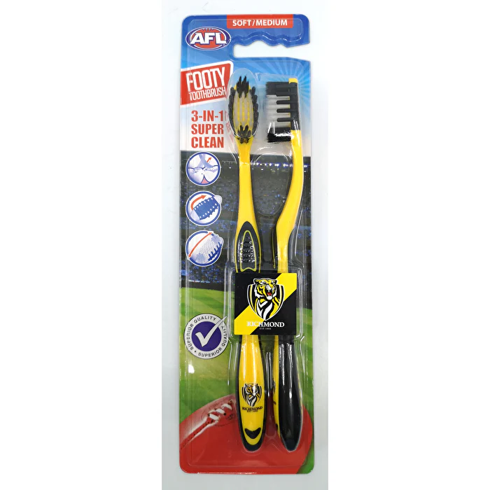 Afl Toothbrush Richmond 2 Pack - Olabens