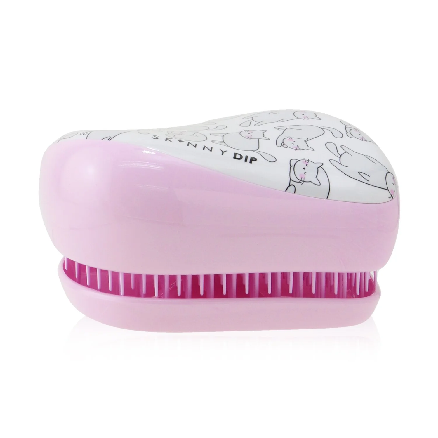 Tangle Teezer Compact Styler On-The-Go Detangling Hair Brush - # Skinny Dip Relaxed Cat  1pc - Olabens