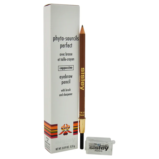 Phyto-Sourcils Perfect Eyebrow Pencil With Brush and Sharpener - 4 Cappuccino by Sisley for Women - 0.019 oz Eyebrow Pencil - Olabens