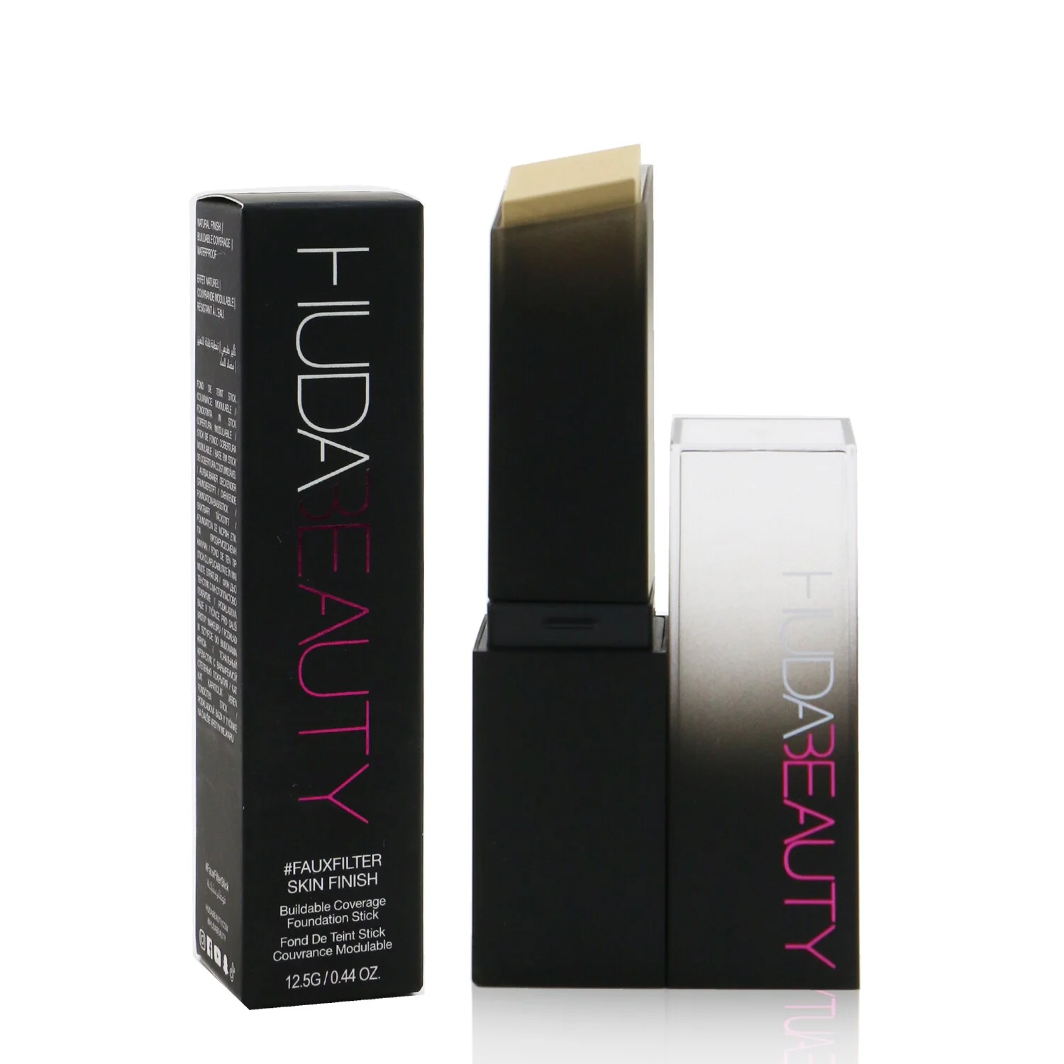 Huda Beauty FauxFilter Skin Finish Buildable Coverage Foundation Stick - # 150G Creme Brulee  12.5g/0.44oz - Olabens