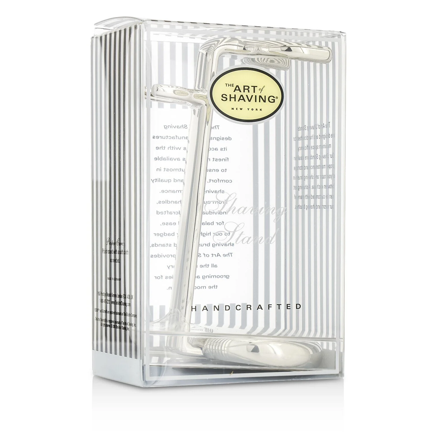 The Art Of Shaving Classic Shaving Stand - Nickel (For Brush & Razor Nickel)  1pc - Olabens