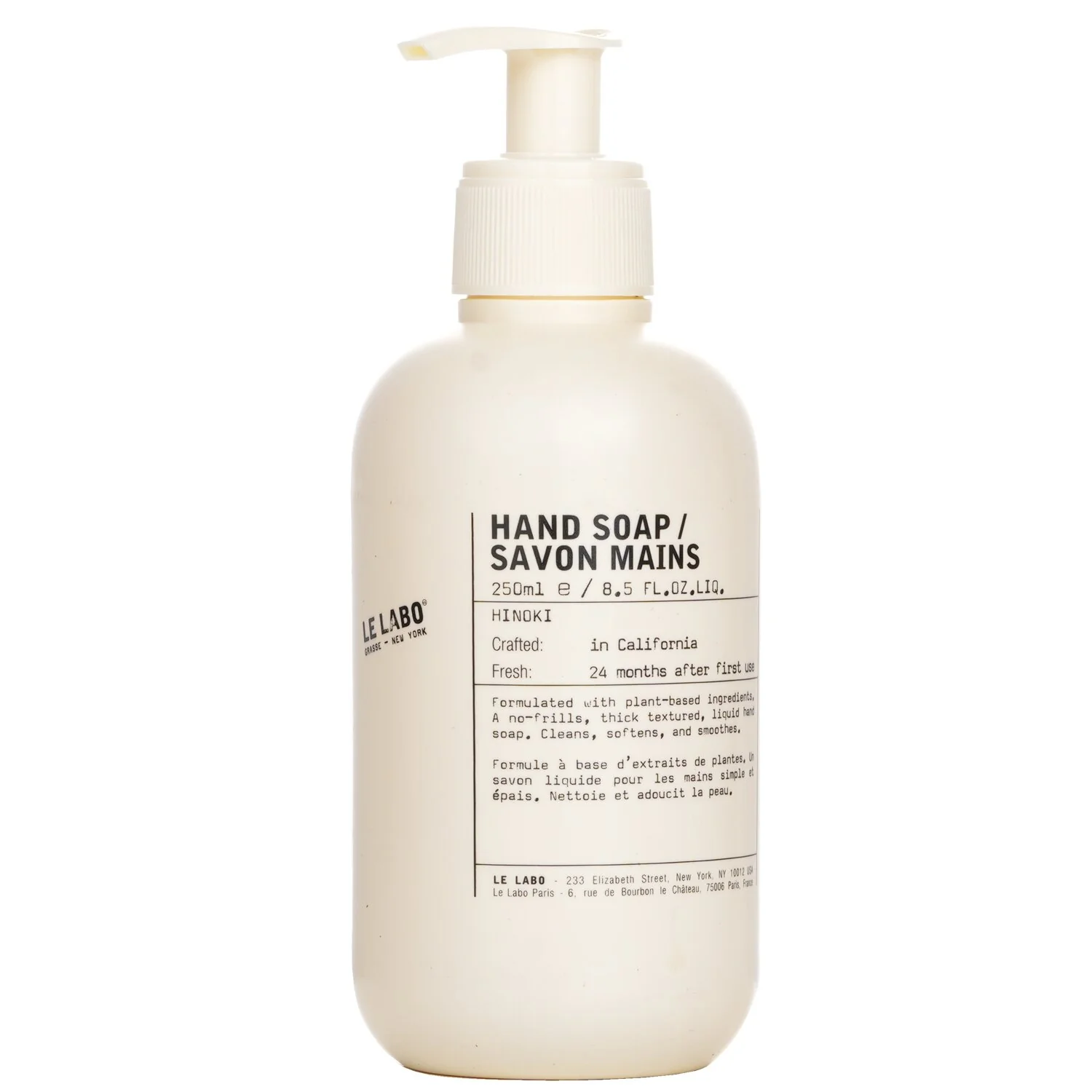 Le Labo Hinoki Hand Soap  250ml - Olabens