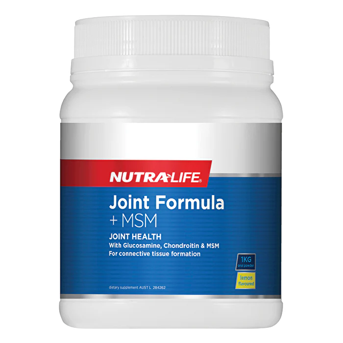 NutraLife Joint Formula + MSM (Lemon Flavoured) Oral Powder 1kg - Olabens