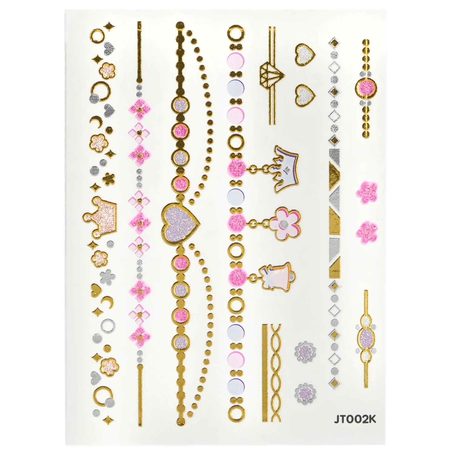 April Korea Princess Jewel Body Sticker - # JT002K  1pc - Olabens