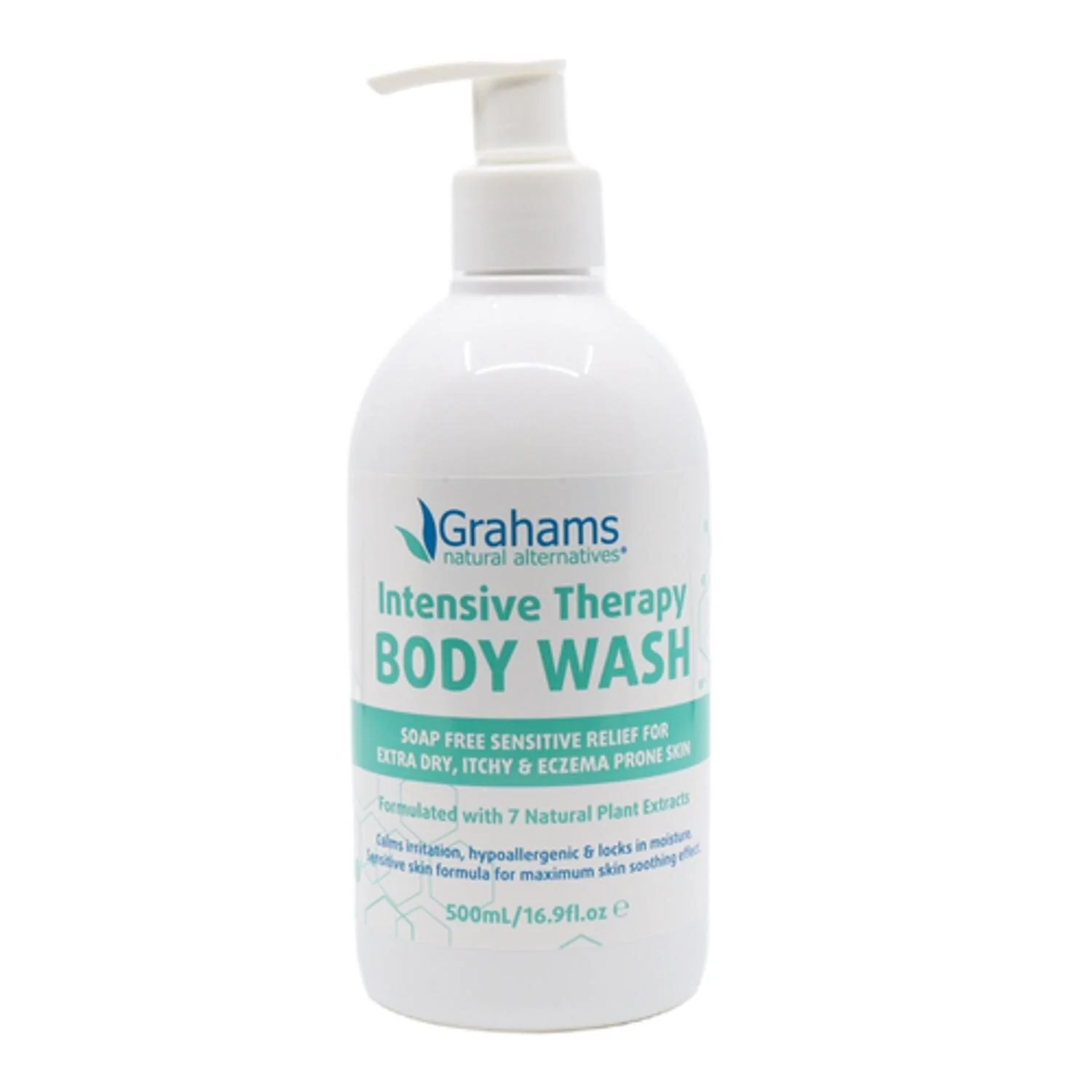 GRAHAMS NATURAL ALTERNATIVES Intensive Therapy Body Wash 500ml  fixed - fixed s - Olabens