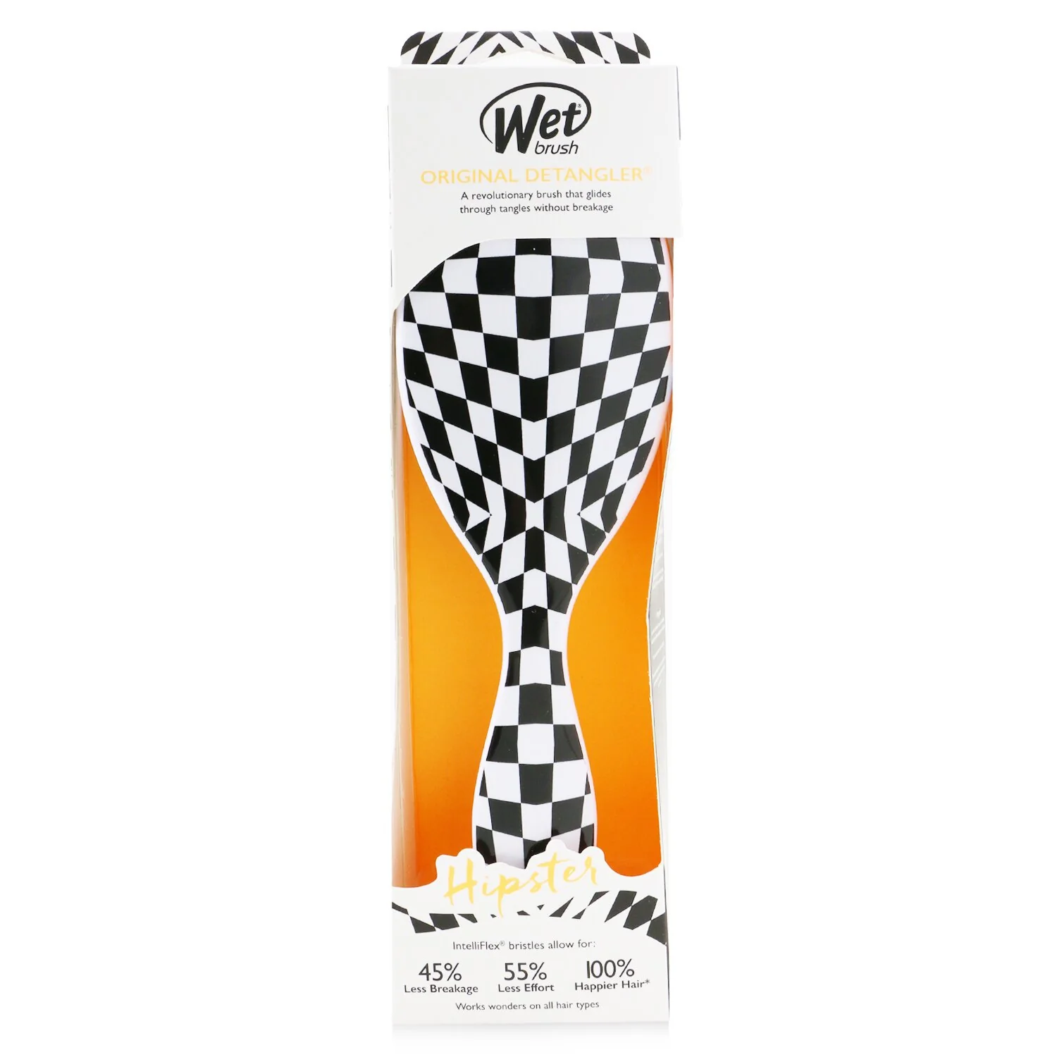 Wet Brush Original Detangler Hipster - # Checkers  1pc - Olabens