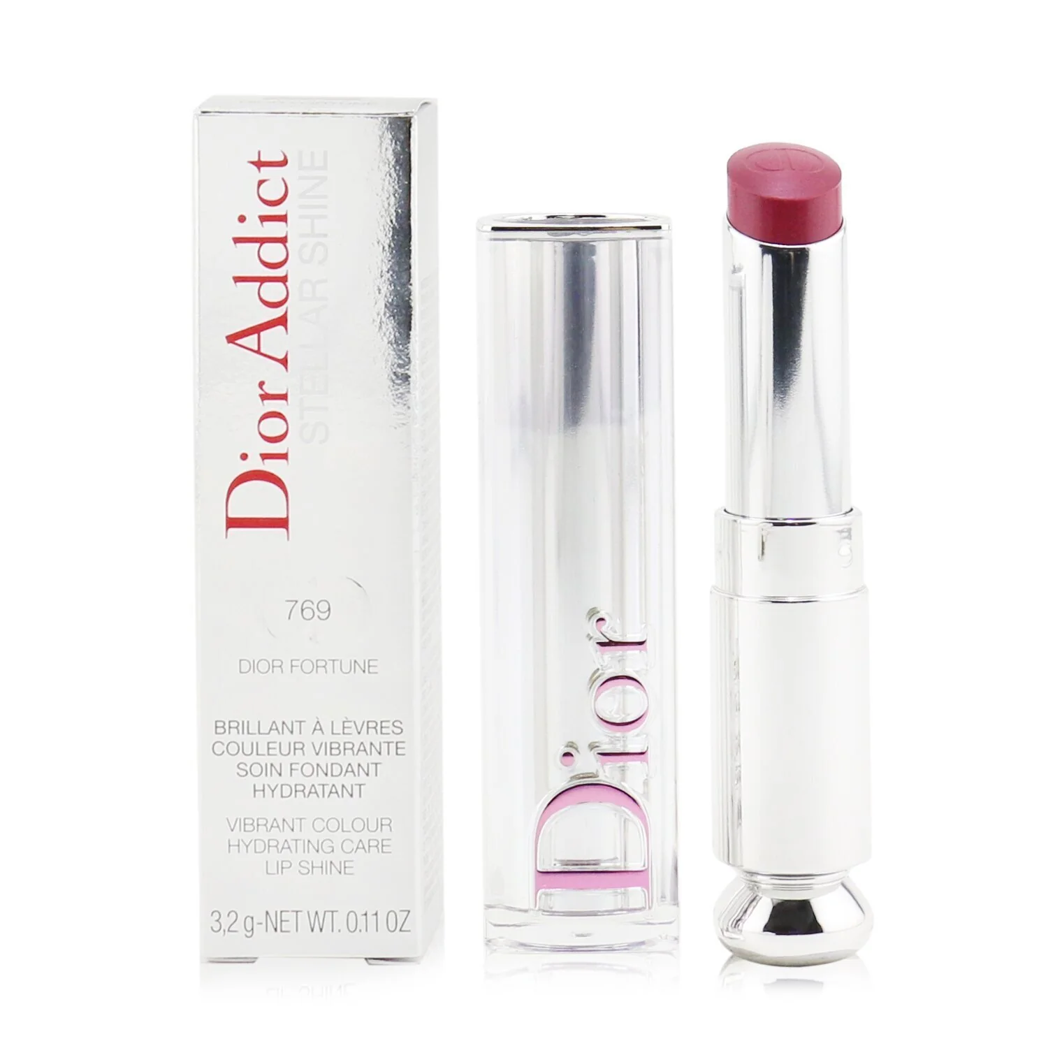 Christian Dior Dior Addict Stellar Shine Lipstick - # 649 Diorosphere (Dark Peach)  3.2g/0.11oz - Olabens