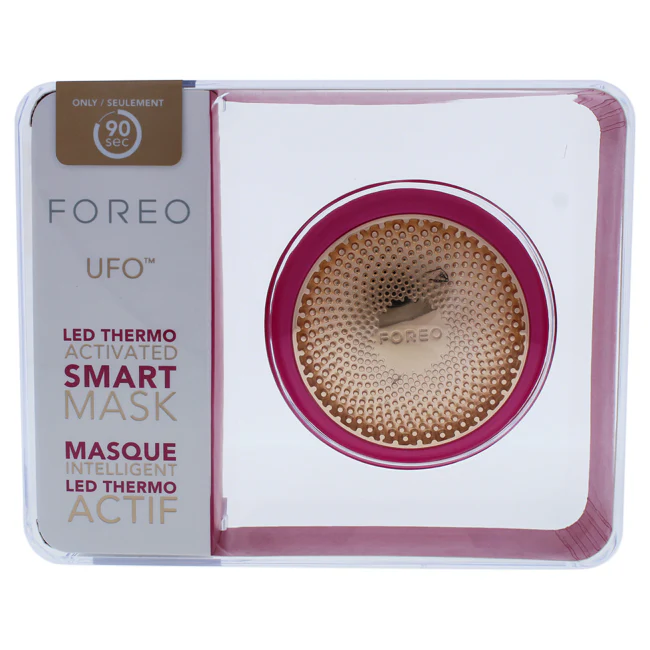 Foreo UFO Led Thermo Activated Smart Mask - Fuchsia by Foreo for Unisex - 1 Pc Cleansing Brushes - Olabens