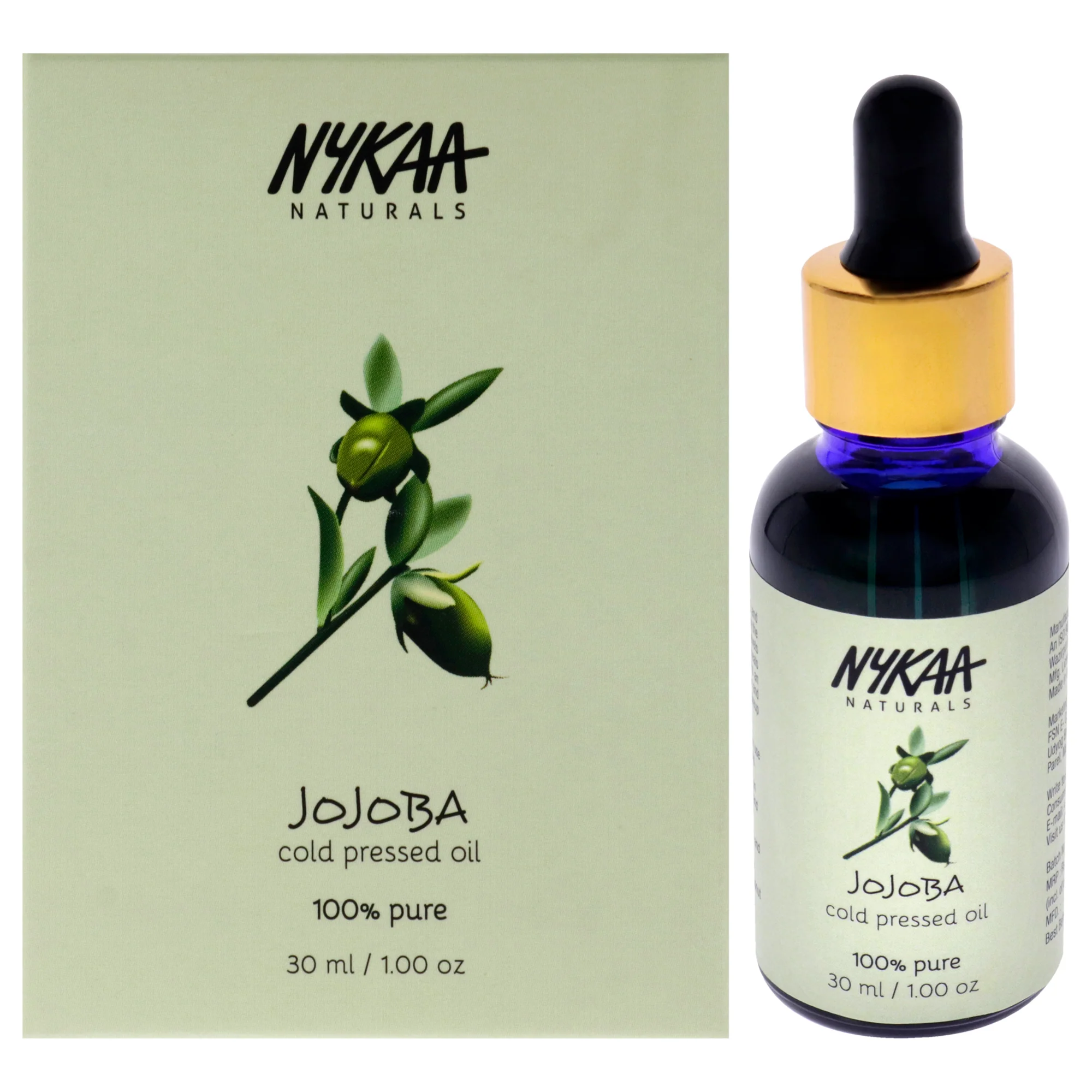 100 Percent Pure Cold Pressed Oil - Jojoba by Nykaa Naturals for Women - 1 oz Oil - Olabens