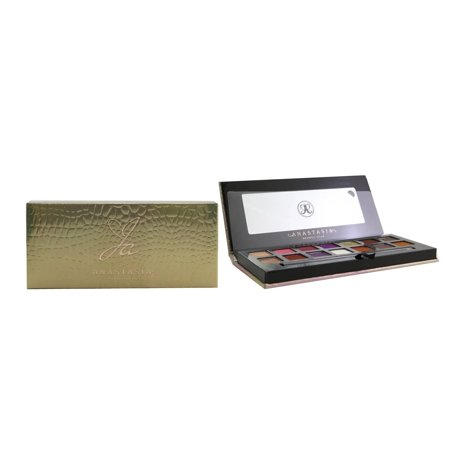 Anastasia Beverly Hills Jackie Aina Eyeshadow Palette (14x Eyeshadow + 1x Duo Shadow Brush)  14x0.7g/0.02oz - Olabens