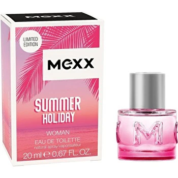 Mexx Summer Holiday Woman Eau de Toilette Glass Spray Bottle 20ml - Olabens