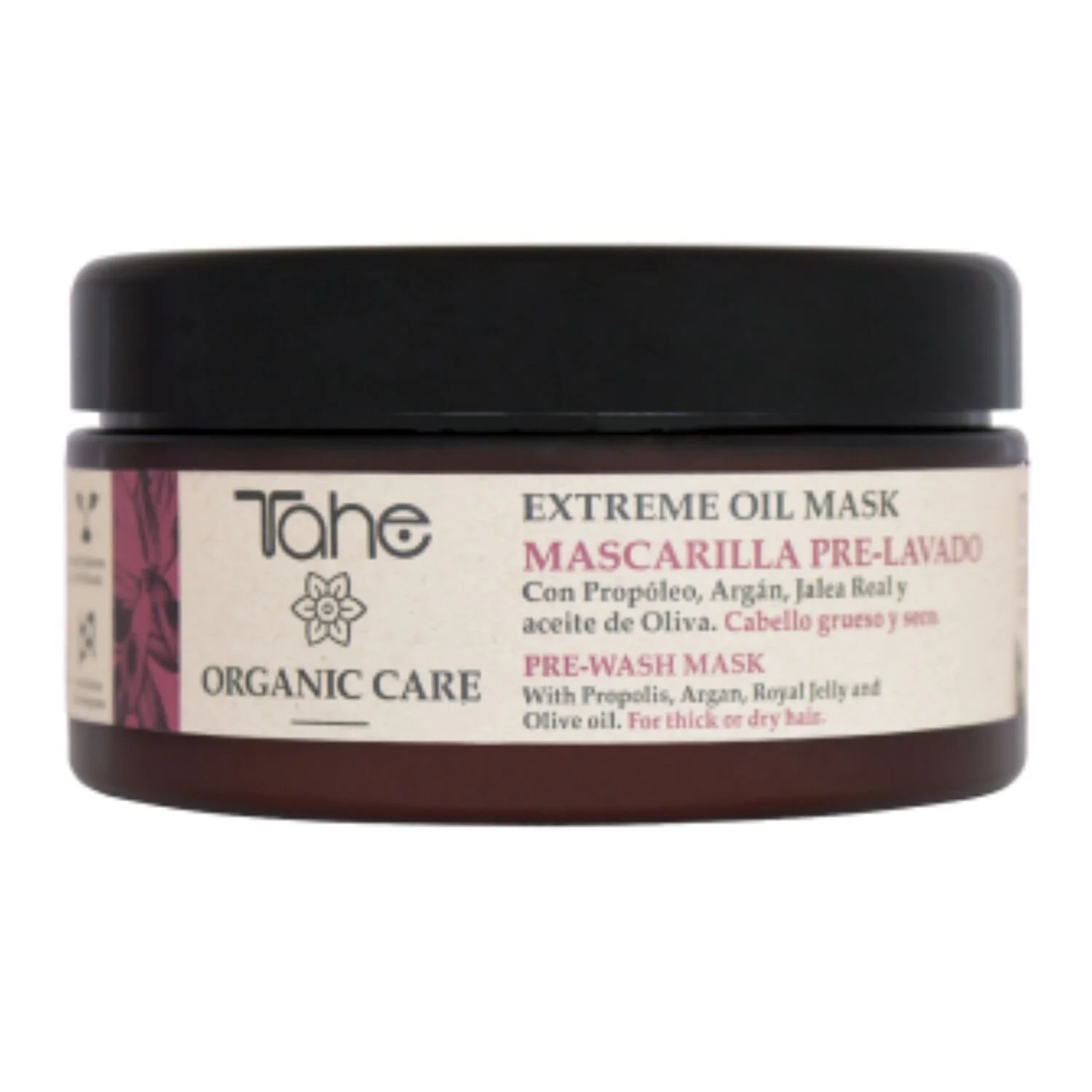 Tahe ORGANIC CARE-EXTREME OIL MASK PRE-WASH THICK HAIR 300ML - Olabens