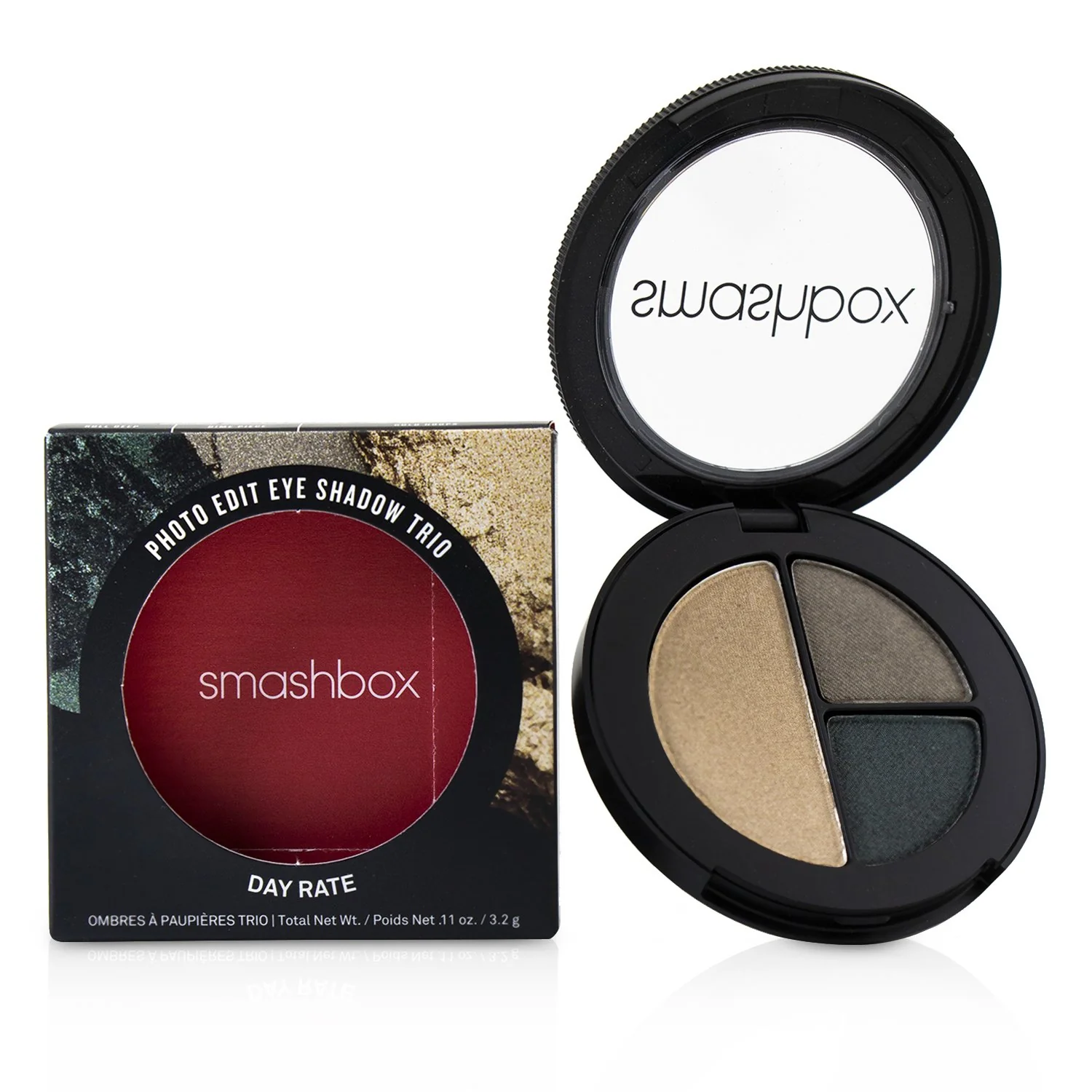 Smashbox Photo Edit Eye Shadow Trio - # Punked (Blackout, Punked, Rock Icon)  3.2g/0.11oz - Olabens