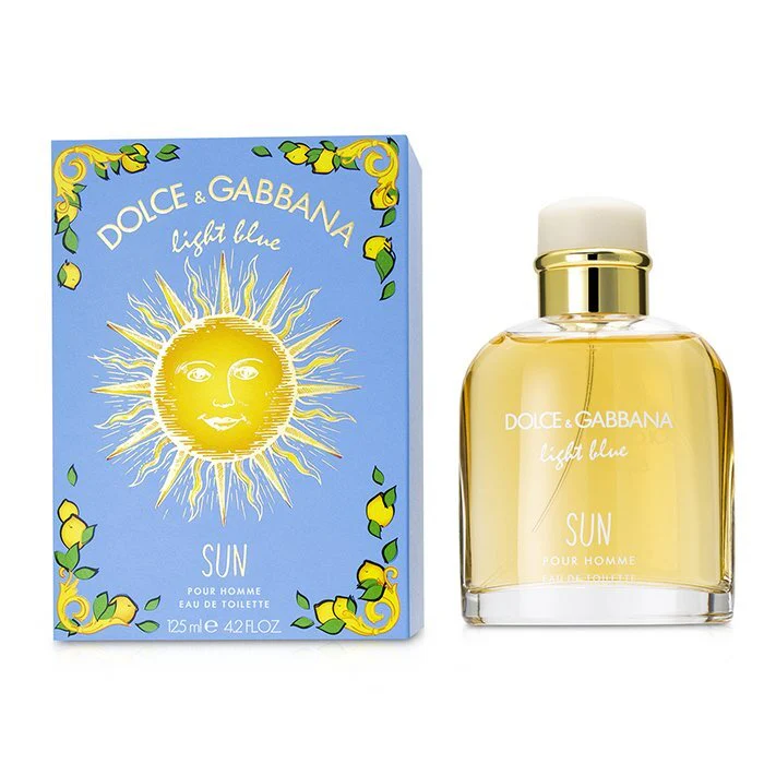 Dolce & Gabbana Light Blue Sun Pour Homme Eau De Toilette Spray 125ml/4.2oz - Olabens