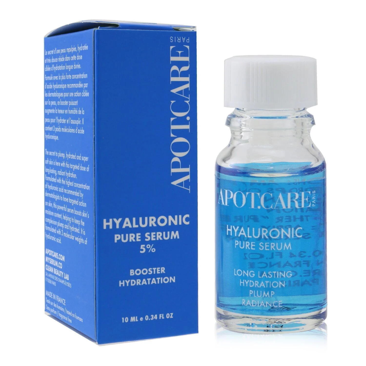 Apot.Care HYALURONIC Pure Serum - Hydration (Exp. Date: 10/2022)  10ml/0.34oz - Olabens