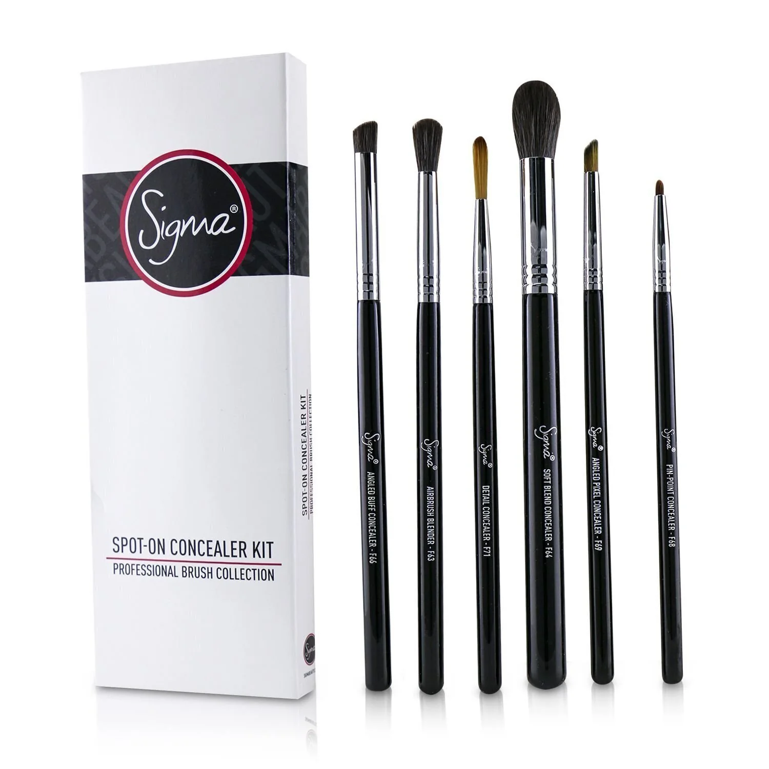 Sigma Beauty Spot On Concealer Kit Professional Brush Collection  6pcs - Olabens