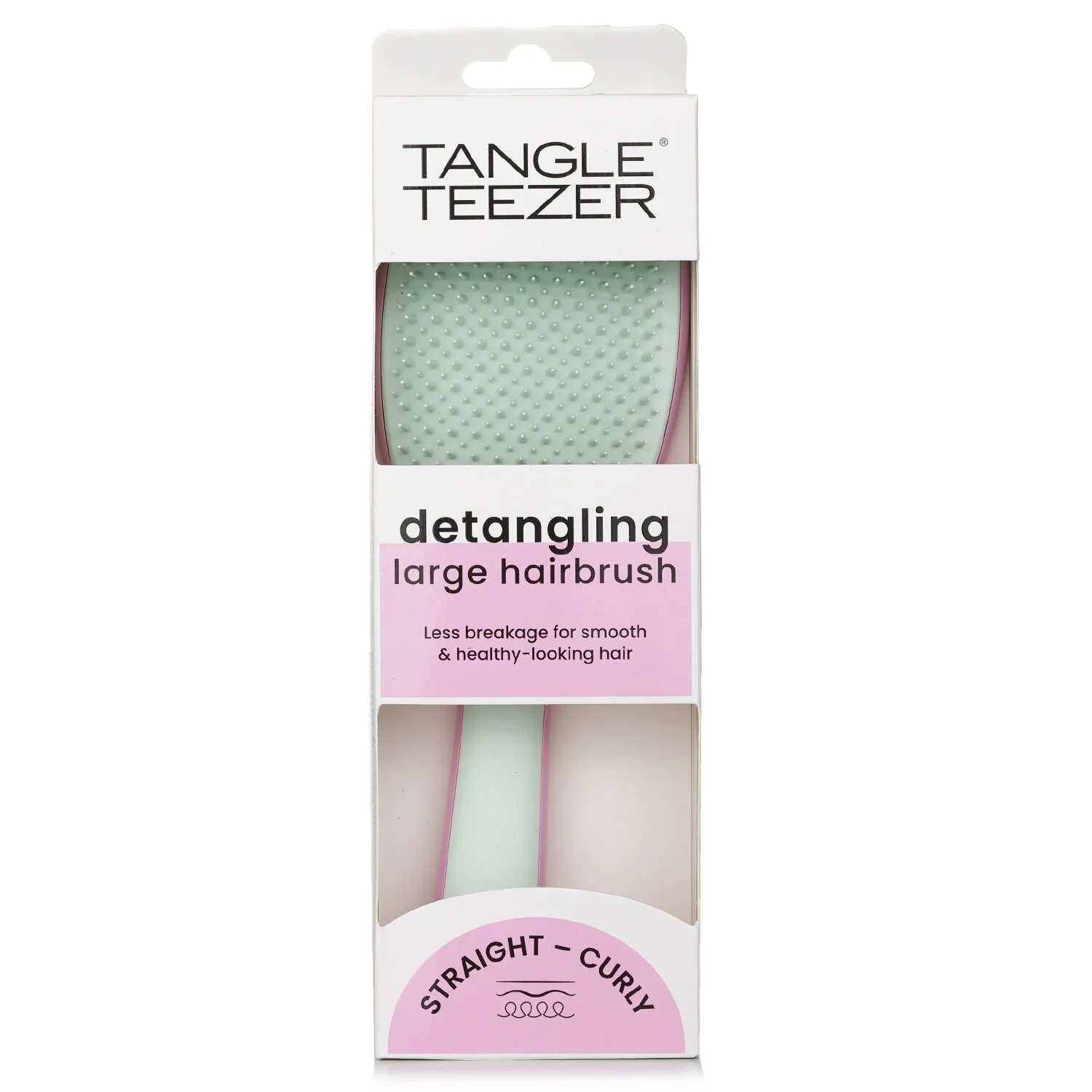 Tangle Teezer The Ultimate Detangling Large Hairbrush - # Rosebud Pink & Sage  1pc - Olabens