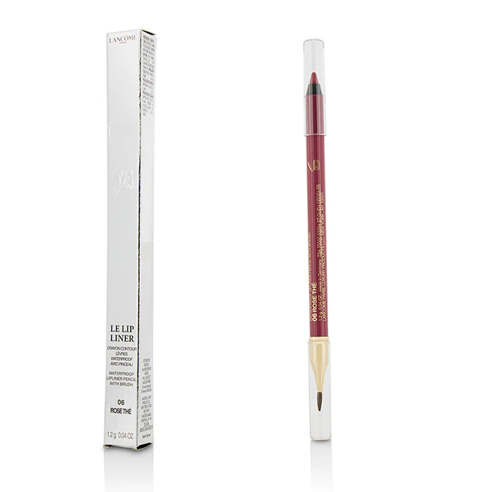 Lancome Le Lip Liner Waterproof Lip Pencil With Brush - #06 Rose Th? 1.2g/0.04oz - Olabens