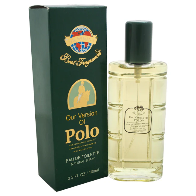 The Worlds Best Fragrances Our Version of Polo by The Worlds Best Fragrances for Men - 3.3 oz EDT Spray - Olabens