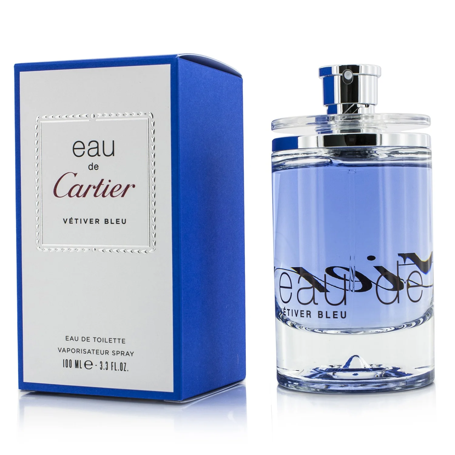 Cartier Eau De Cartier Vetiver Bleu Eau De Toilette Spray  100ml/3.3oz - Olabens