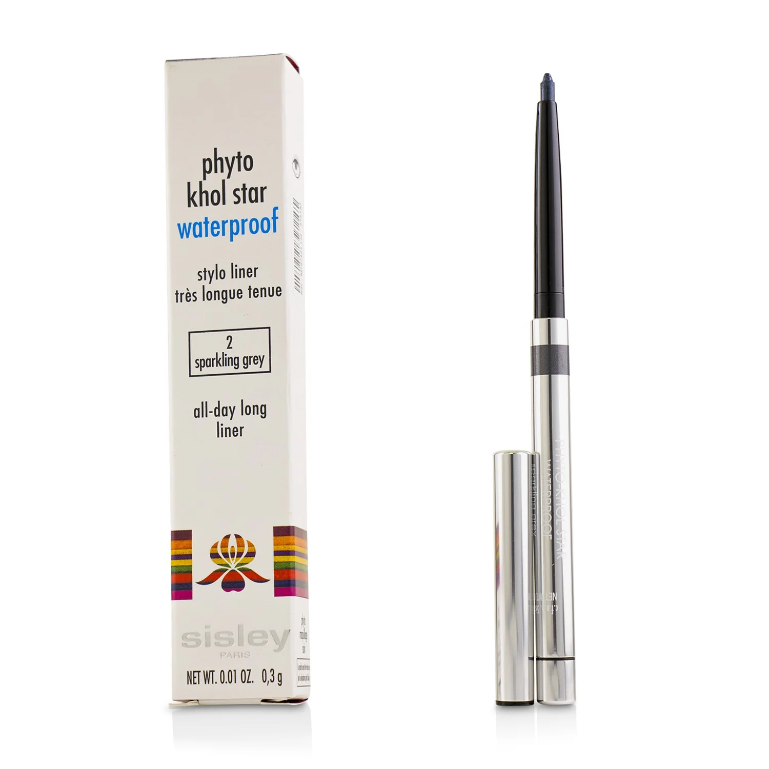 Sisley Phyto Khol Star Waterproof - # 2 Sparkling Grey  0.3g/0.01oz - Olabens