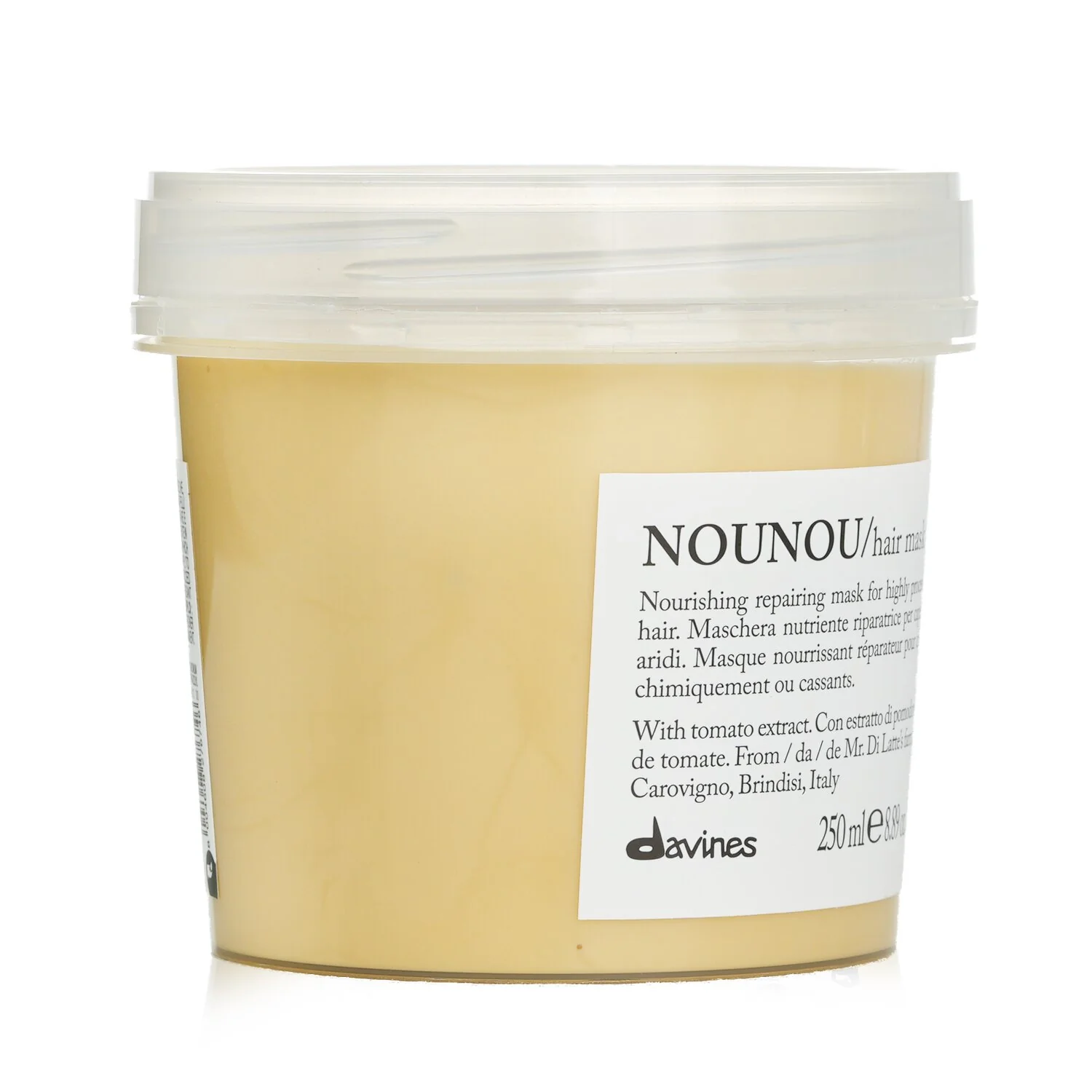 Davines Nounou Hair Mask (For Highly Processed or Brittle Hair)  250ml/8.89oz - Olabens