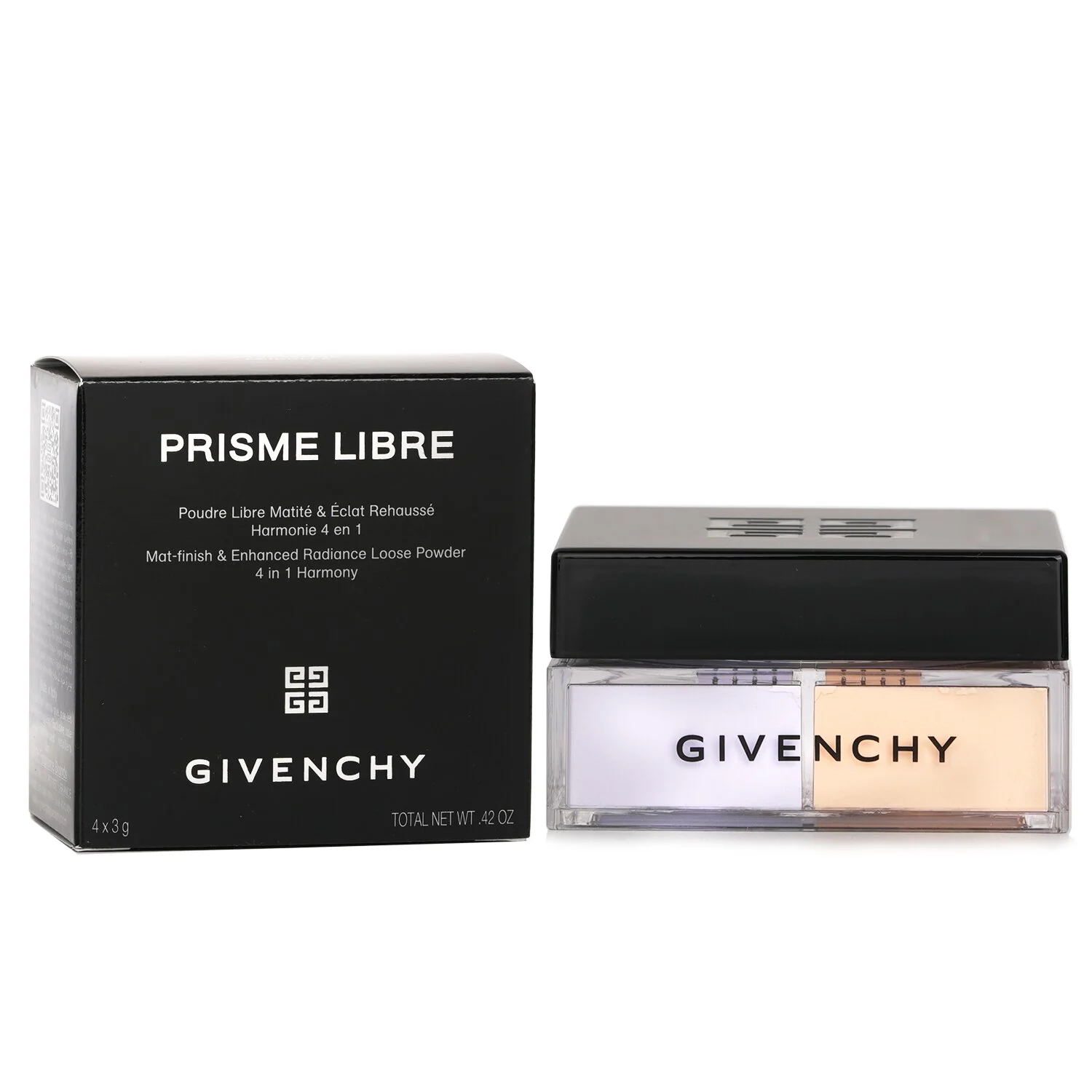 Givenchy Prisme Libre Mat Finish & Enhanced Radiance Loose Powder 4 In 1 Harmony - # 4  3g x4 - Olabens