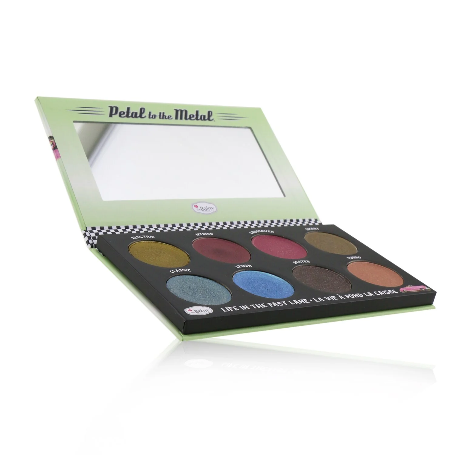 TheBalm Petal To The Metal Va Va Vroom Cream Eyeshadow Palette (8x Eyeshadow) - # Shift Into Overdrive  10.5g/0.37oz - Olabens