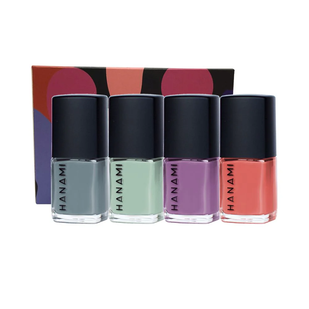 Hanami Nail Polish Collection 9ml X 4 Pack - Daydream - Olabens