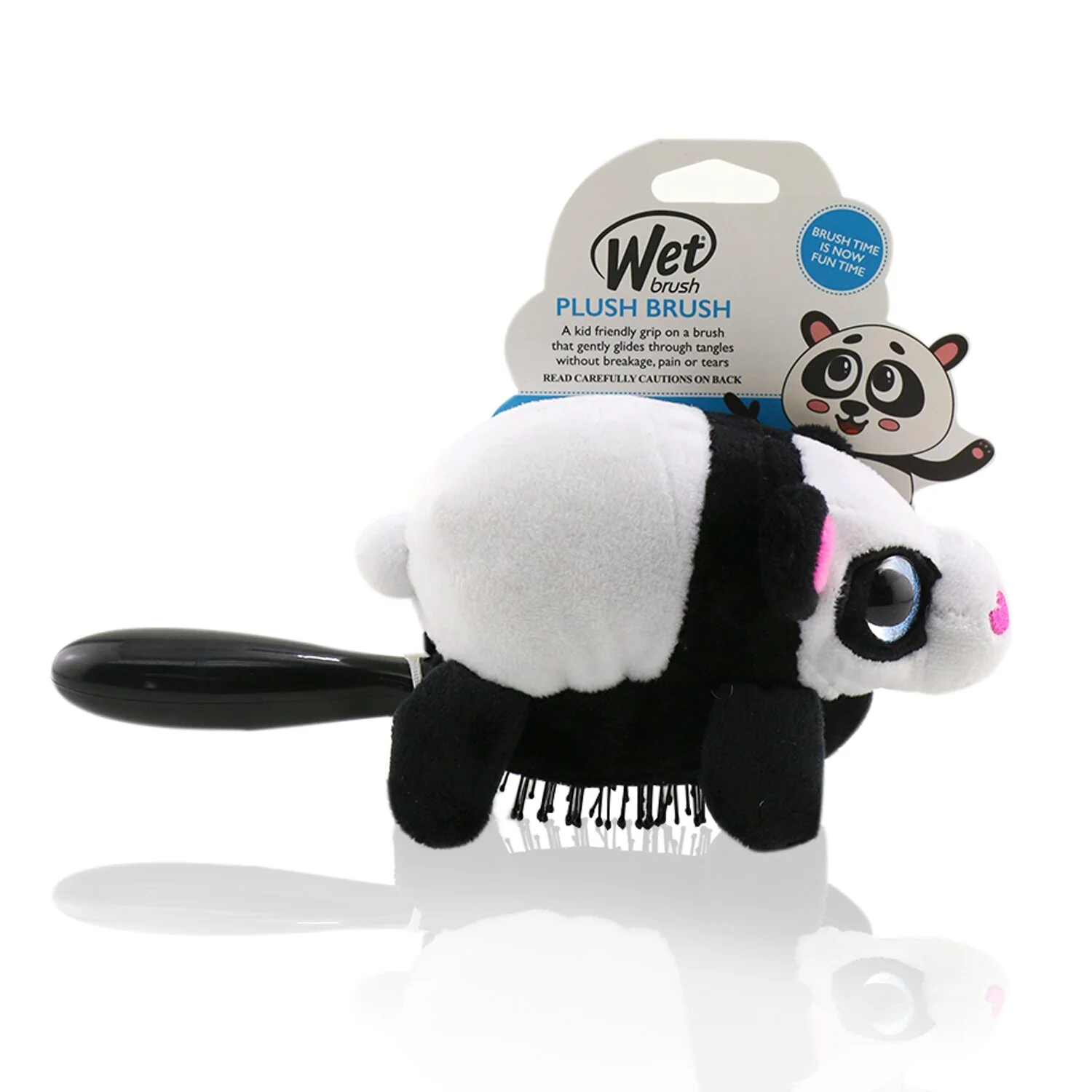 Wet Brush Plush Brush - # Panda  1pc - Olabens