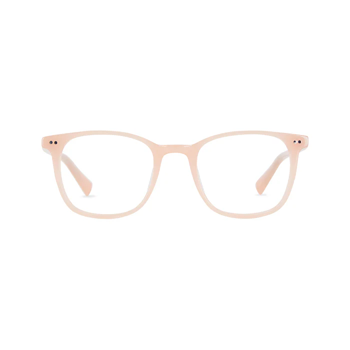 Baxter Blue Blue Light Glasses Lily Blush Pink (Medium Large) Non Magnified - Olabens