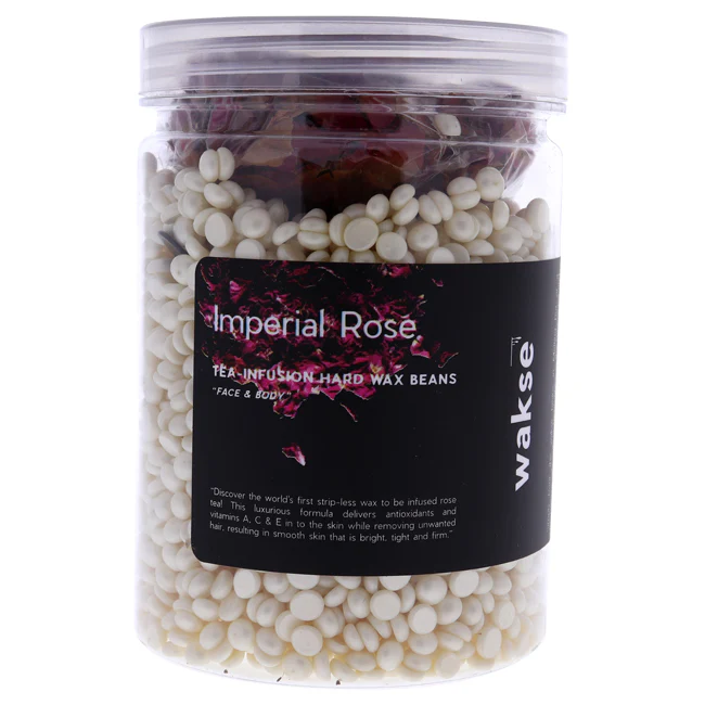 Wakse Imperial Rose Hard Wax Beans by Wakse for Unisex - 10 oz Wax - Olabens