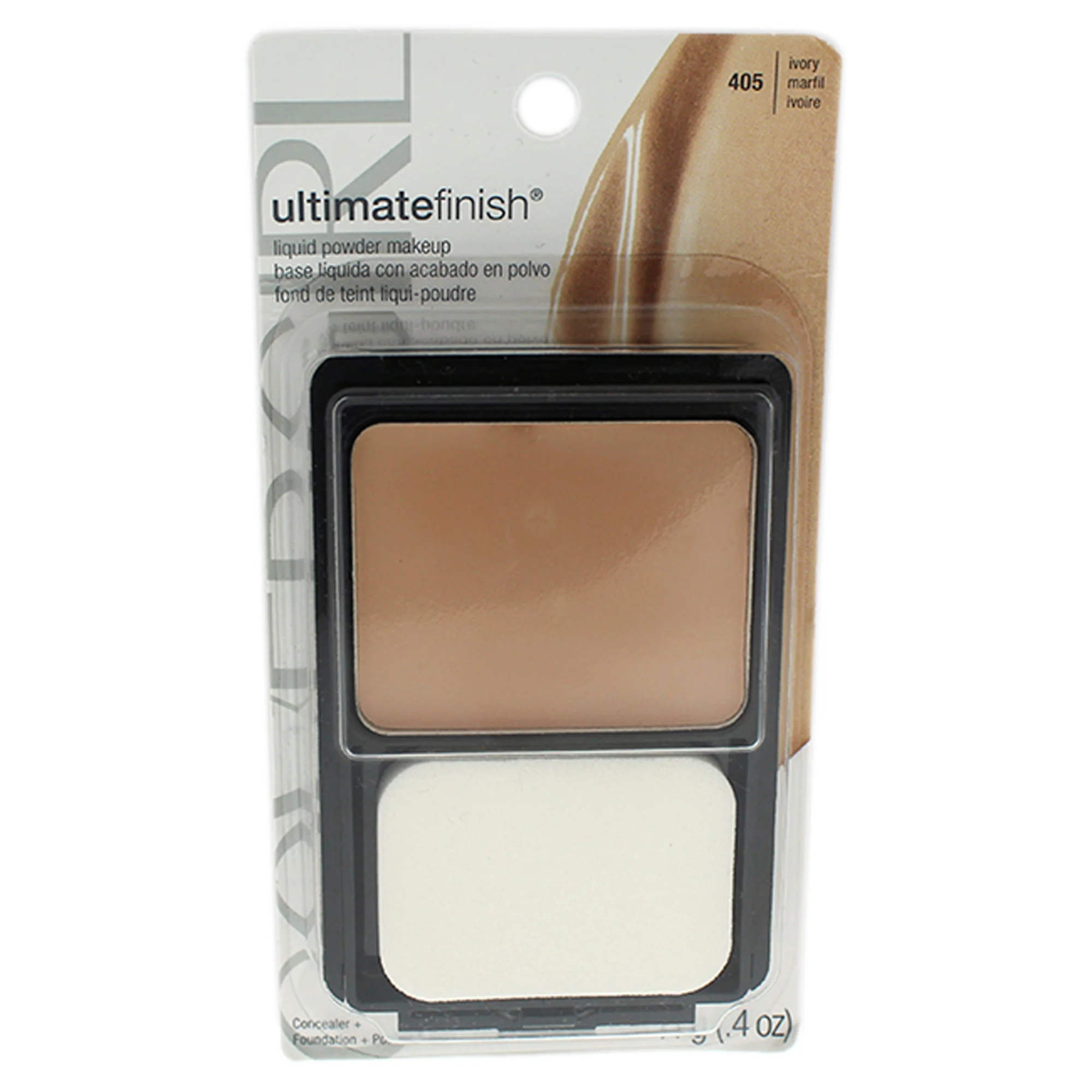 Ultimate Finish Liquid Powder Makeup - # 405 Ivory by CoverGirl for Women - 0.4 oz Makeup - Olabens