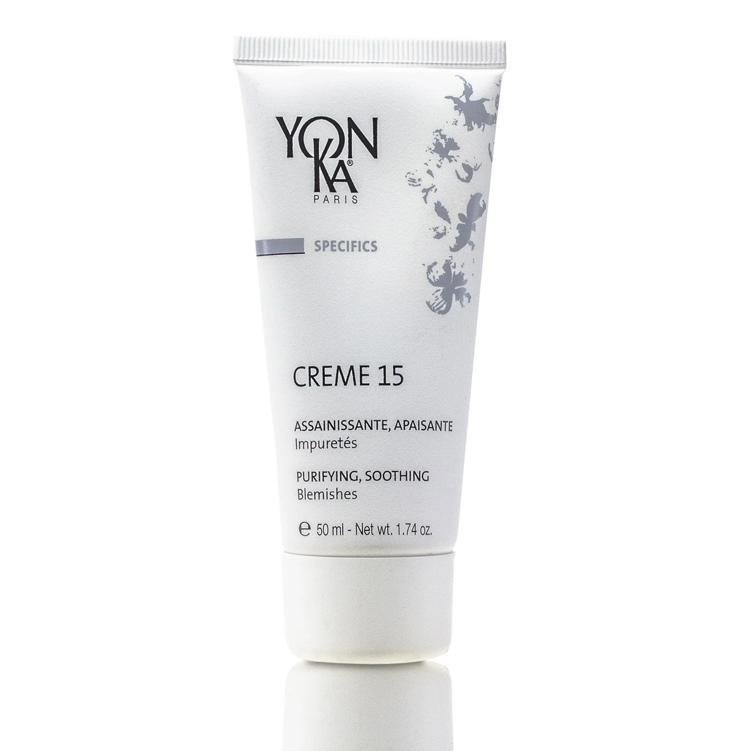 Yonka Specifics Creme 15 With Burdock - Purifying, Soothing (For Blemishes)  50ml/1.74oz - Olabens