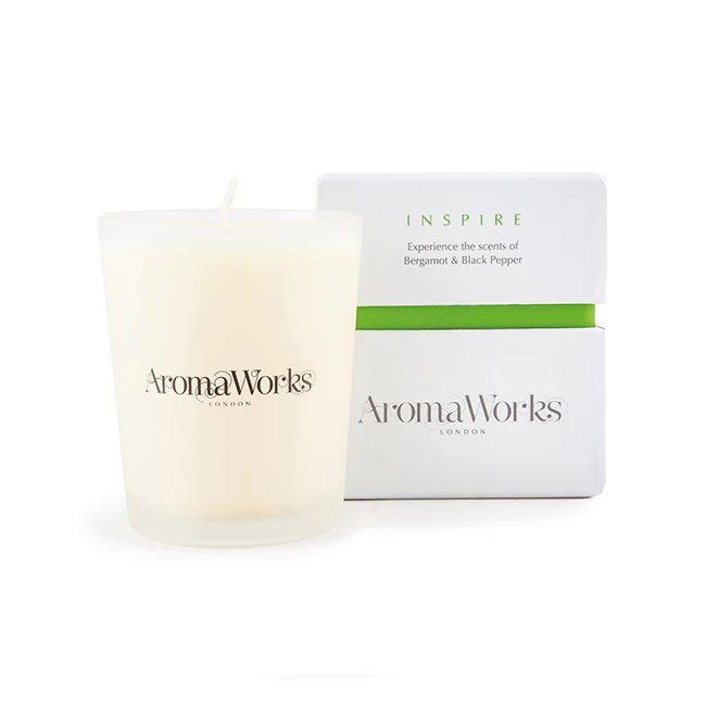 Inspire Candle Small by Aromaworks for Unisex - 2.65 oz Candle - Olabens