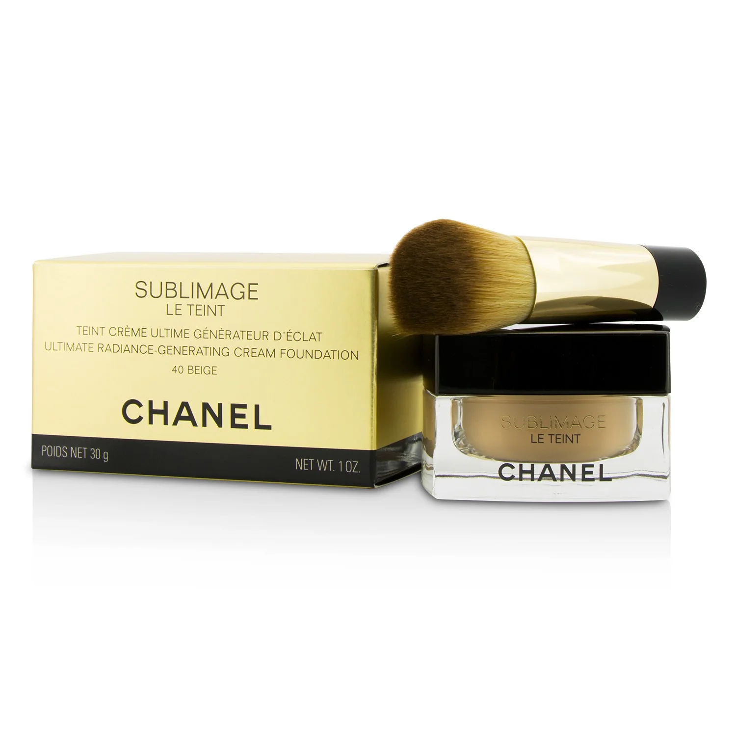 Chanel Sublimage Le Teint Ultimate Radiance Generating Cream Foundation - # 40 Beige  30g/1oz - Olabens