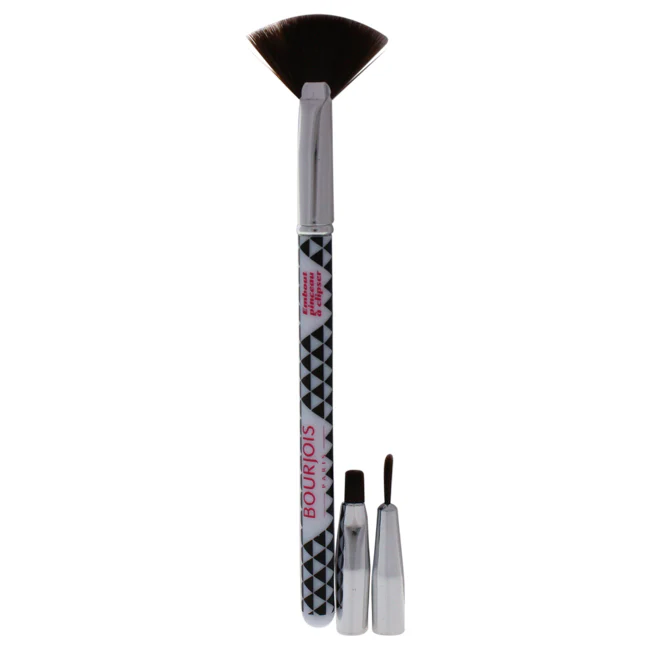 Multi-Brush Nail Art Set by Bourjois for Women - 3 Pc Fan Brush, Shader Brush, Liner Brush - Olabens
